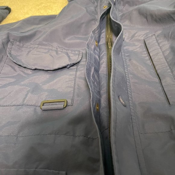 Blue Vintage Eddie Bauer jacket with hoodie - Picture 6 of 9